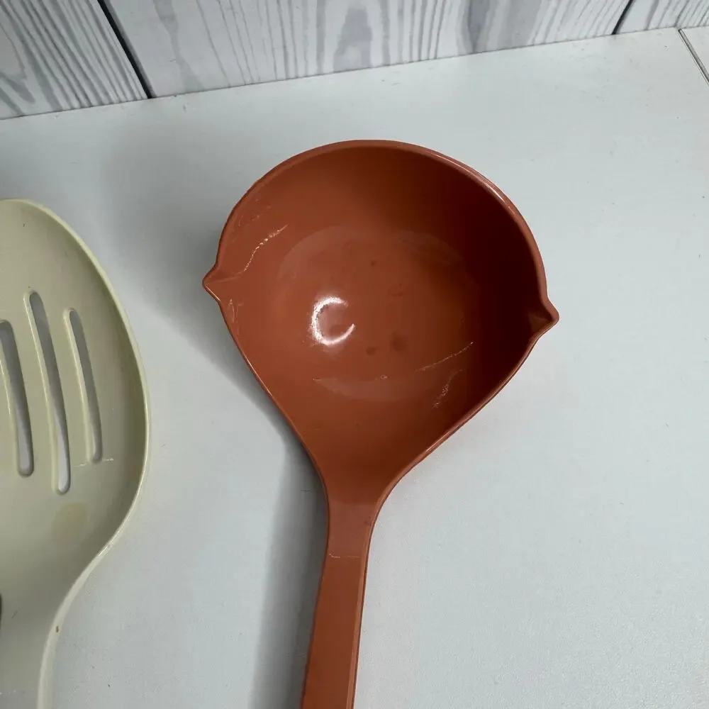 Vintage EKCO Set of 3, Ladles and Slotted Spoon Utensil Set - 11